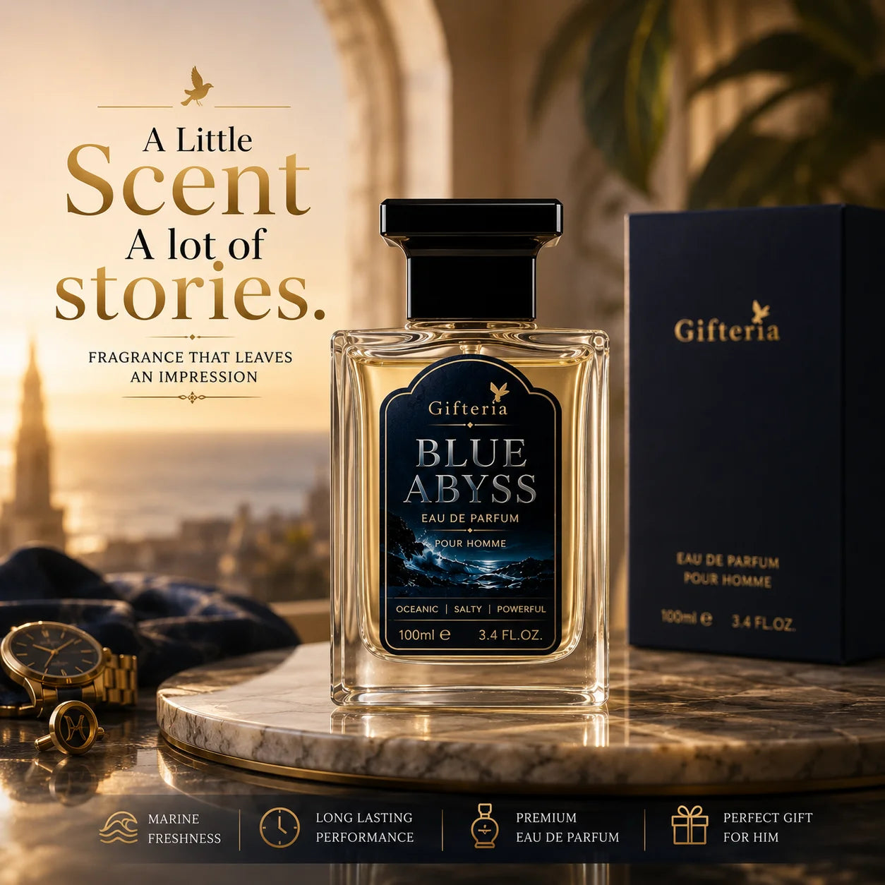 BLUE ABYSS – Inspired by Mega Mare | Oceanic Luxury Perfume