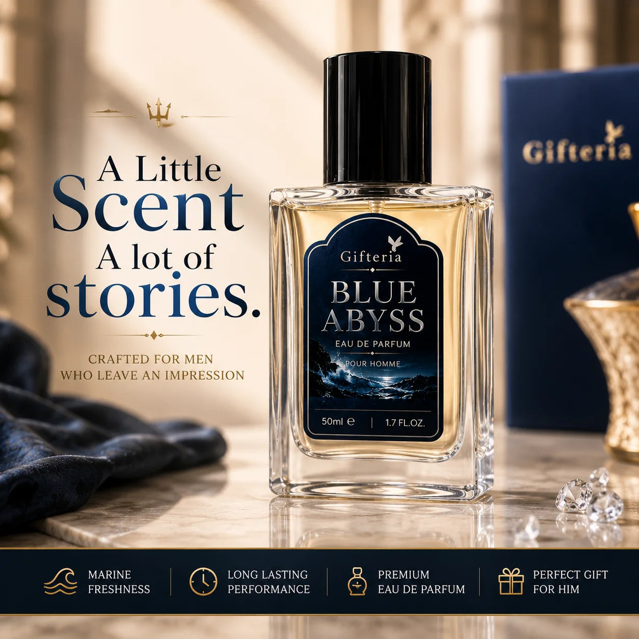 BLUE ABYSS – Inspired by Mega Mare | Oceanic Luxury Perfume
