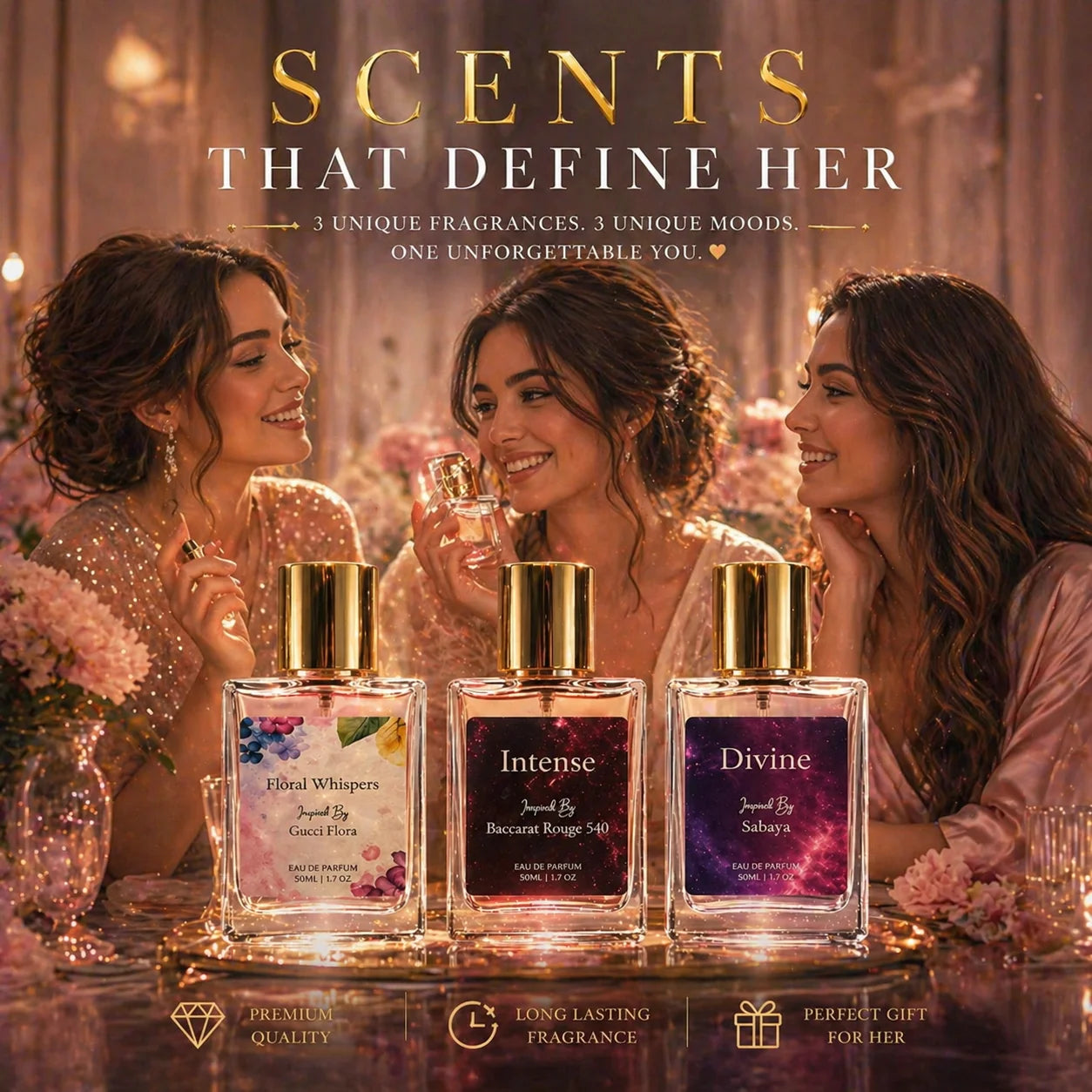 Floral Whispers | Inspired By Gucci Flora | Luxury Women’s Perfume