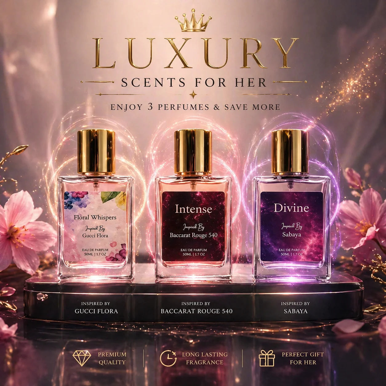 Floral Whispers | Inspired By Gucci Flora | Luxury Women’s Perfume