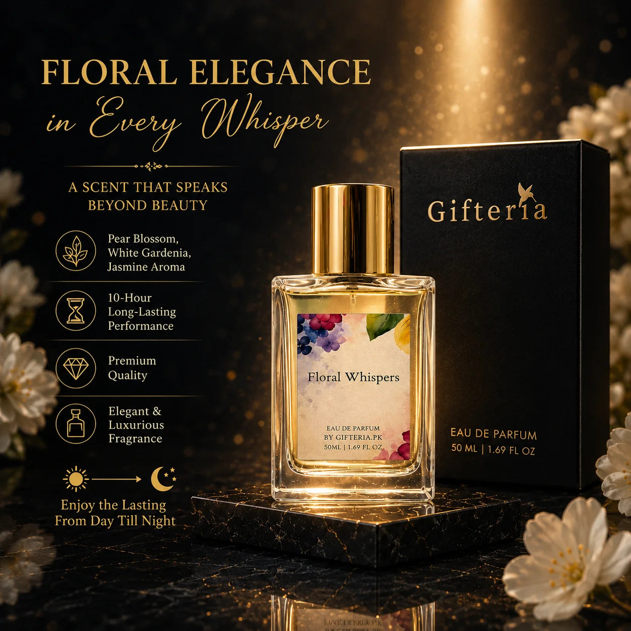 Floral Whisper For Women – Long Lasting Luxury Floral Perfume | Inspired By Gucci Flora